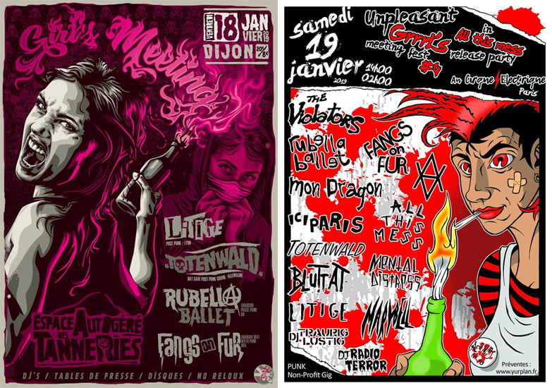 Upcoming gigs in Paris and Dijon